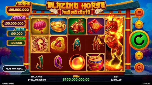 Blazing Horse Slot Screenshot